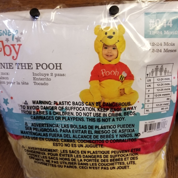 Winnie the pooh costume NWT - Picture 3 of 4